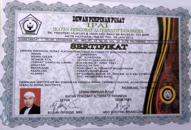 Pengobatan alat vital Bintaro