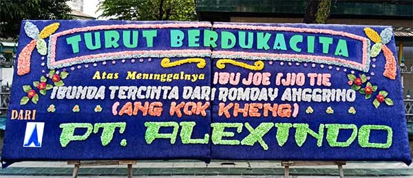 KARANGAN BUNGA DUKA CITA