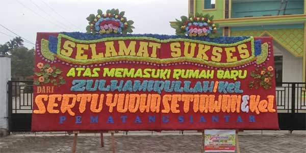 KARANGAN BUNGA SELAMAT SUKSES