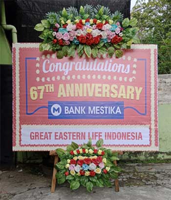 KARANGAN BUNGA ANNIVERSARY