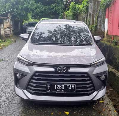 Avanza G 2022 matic  24 jam Rp. 450ribu